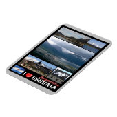 Magnet Flexible Ushuaia - I Love - Argentine - (Côté Gauche)