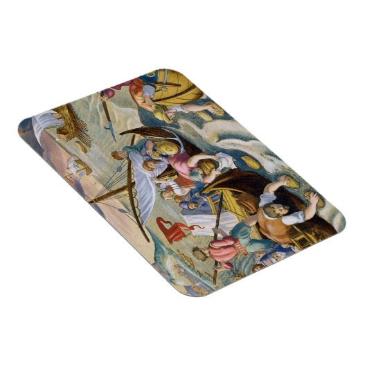 Magnet Flexible Using Sponges to Collect Naphtha from the Surface (Côté Droit)