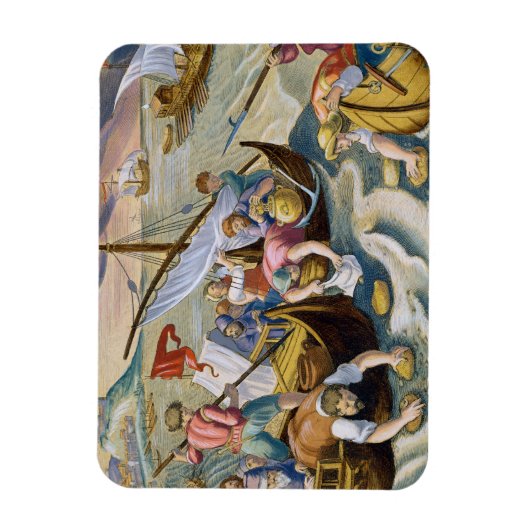 Magnet Flexible Using Sponges to Collect Naphtha from the Surface (Vertical)