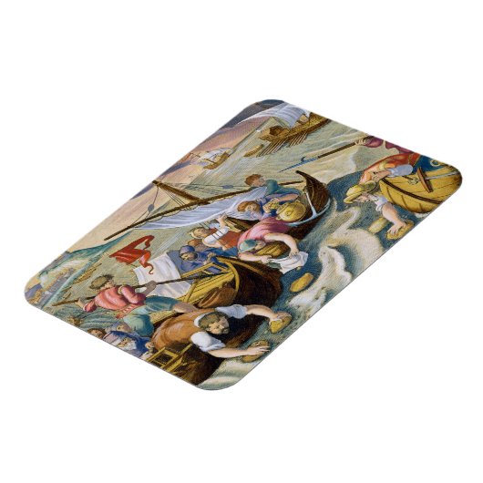 Magnet Flexible Using Sponges to Collect Naphtha from the Surface (Côté Gauche)