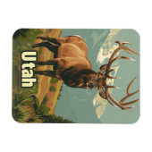 Magnet Flexible Utah Elk (Horizontal)