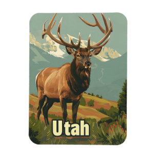 Magnet Flexible Utah Elk