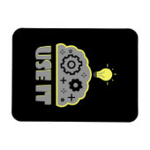 Magnet Flexible Utiliser votre cerveau (Horizontal)