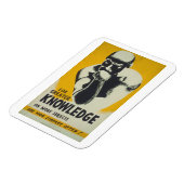 Magnet Flexible Utiliser votre Poster vintage de connaissances de  (Côté Gauche)