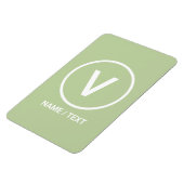 Magnet Flexible V pour Vegan Diète logo naturel personnalisé (Côté Gauche)
