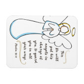 Magnet Flexible Va-t'en, Il Te Mettra Ses Anges En Charge (Horizontal)