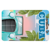 Magnet Flexible Vacances à Cuba affiche de voyage (Horizontal)