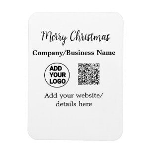 Magnet Flexible vacances de Noël ajoutent un nom de logo d'entrepr