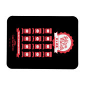 Magnet Flexible Vacances de Noël | Jelly of the Month Club (Horizontal)