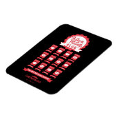 Magnet Flexible Vacances de Noël | Jelly of the Month Club (Côté Gauche)