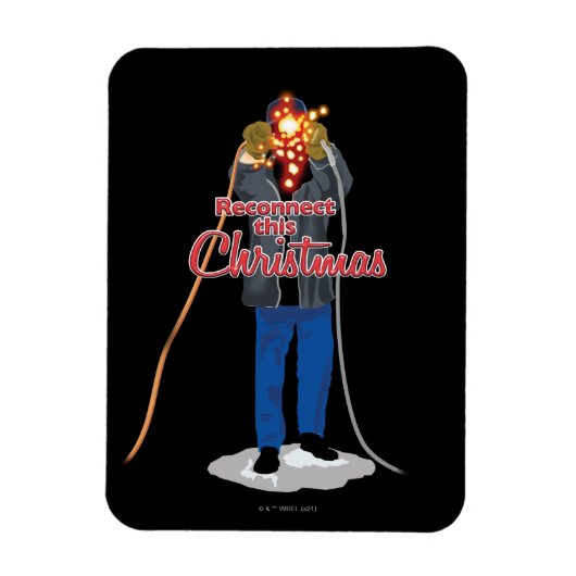 Magnet Flexible Vacances de Noël | Reconnectez ce Noël (Vertical)