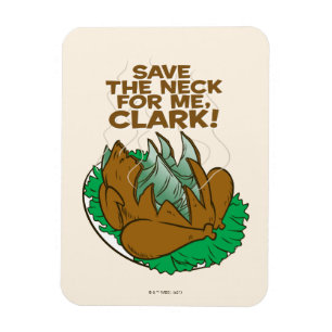 Magnet Flexible Vacances de Noël Sauvez le cou pour moi, Clark