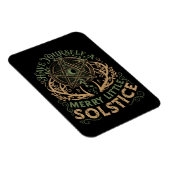 Magnet Flexible Vacances de Noël Yule Solstice d'Hiver (Côté Droit)