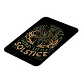 Magnet Flexible Vacances de Noël Yule Solstice d'Hiver (Côté Gauche)