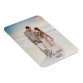 Magnet Flexible Vacances Destination Famille Couples Photo (Côté Droit)