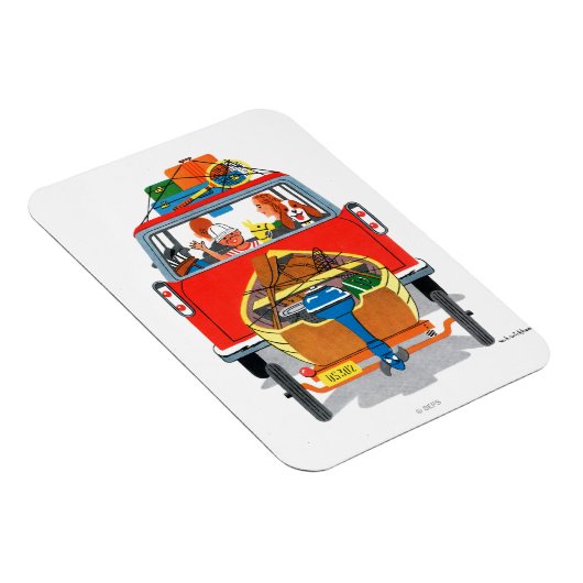 Magnet Flexible Vacances d'été (Côté Droit)