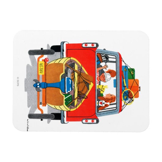 Magnet Flexible Vacances d'été (Horizontal)