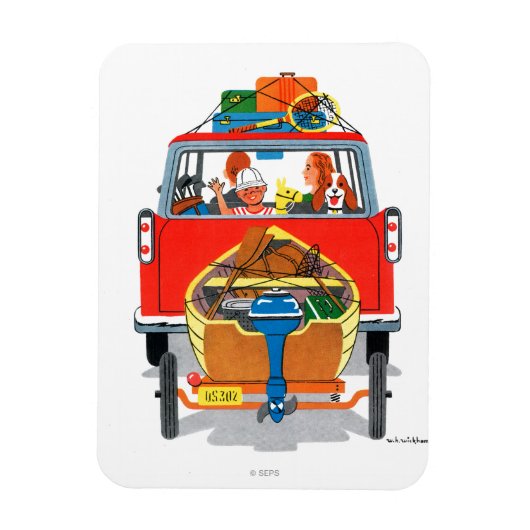 Magnet Flexible Vacances d'été (Vertical)