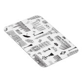 Magnet Flexible Vacances En Europe Motif (Côté Droit)