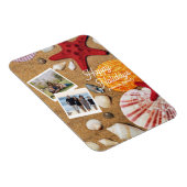 Magnet Flexible Vacances estivales côtières maritimes tropicales (Côté Droit)