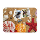 Magnet Flexible Vacances estivales côtières maritimes tropicales (Horizontal)