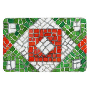 Magnet Flexible VACANCES MOSAIC 4x6 Aimant flexible