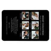 Magnet Flexible Vacances Photo Noir (Horizontal)