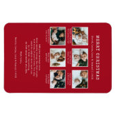 Magnet Flexible Vacances Photo Rouge (Horizontal)