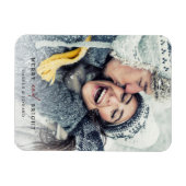 Magnet Flexible Vacances photo simple et brillante (Horizontal)