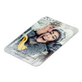 Magnet Flexible Vacances photo simple et brillante (Côté Gauche)