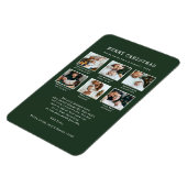 Magnet Flexible Vacances Photo Vertes (Côté Gauche)