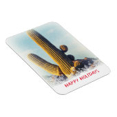 Magnet Flexible Vacances Saguaro hiver (Côté Droit)