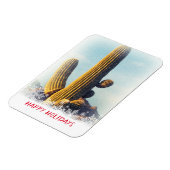 Magnet Flexible Vacances Saguaro hiver (Côté Gauche)