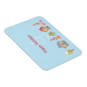 Magnet Flexible Vacances Whimsical Winter Street (Côté Droit)