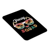 Magnet Flexible Vacay Squad Funny Beach Vacances d'été (Côté Droit)