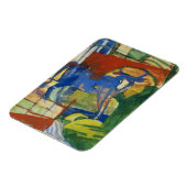 Magnet Flexible Vache bleue, 1914 (température sur papier) (Côté Gauche)
