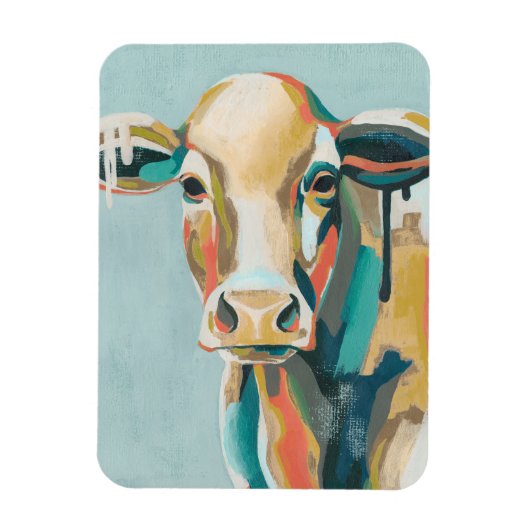 Magnet Flexible Vache colorée (Vertical)
