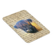 Magnet Flexible Vache de Highland (Côté Droit)