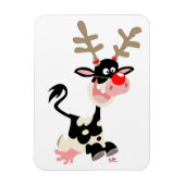 Magnet Flexible Vache de Noël ou renne ? Aimant flexible (Vertical)