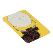 Magnet Flexible Vache des Highlands d'Écosse (Côté Droit)