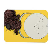 Magnet Flexible Vache des Highlands d'Écosse (Horizontal)