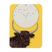 Magnet Flexible Vache des Highlands d'Écosse (Vertical)