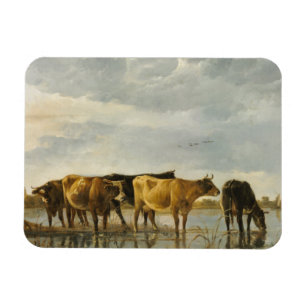 Magnet Flexible Vaches dans une rivière Aelbert Cuyp