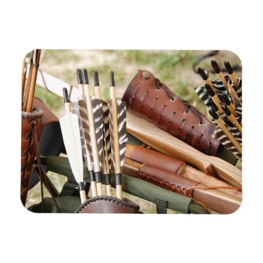 Magnet Flexible Vaches, flèches et quais de tir à l'arc (Horizontal)