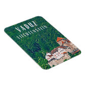 Magnet Flexible Vaduz, capitale cachée du Liechtenstein (Côté Droit)