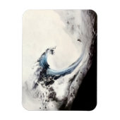 Magnet Flexible Vague bleue encrée (Vertical)