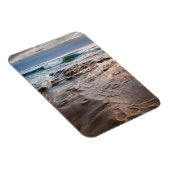 Magnet Flexible Vague de rupture sur la plage, Californie (Côté Droit)