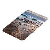 Magnet Flexible Vague de rupture sur la plage, Californie (Côté Gauche)