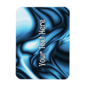Magnet Flexible Vague de soie bleue (Vertical)