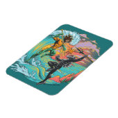 Magnet Flexible Vague marémotrice Aquaman & Black Manta (Côté Gauche)
